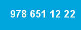978 651 12 22